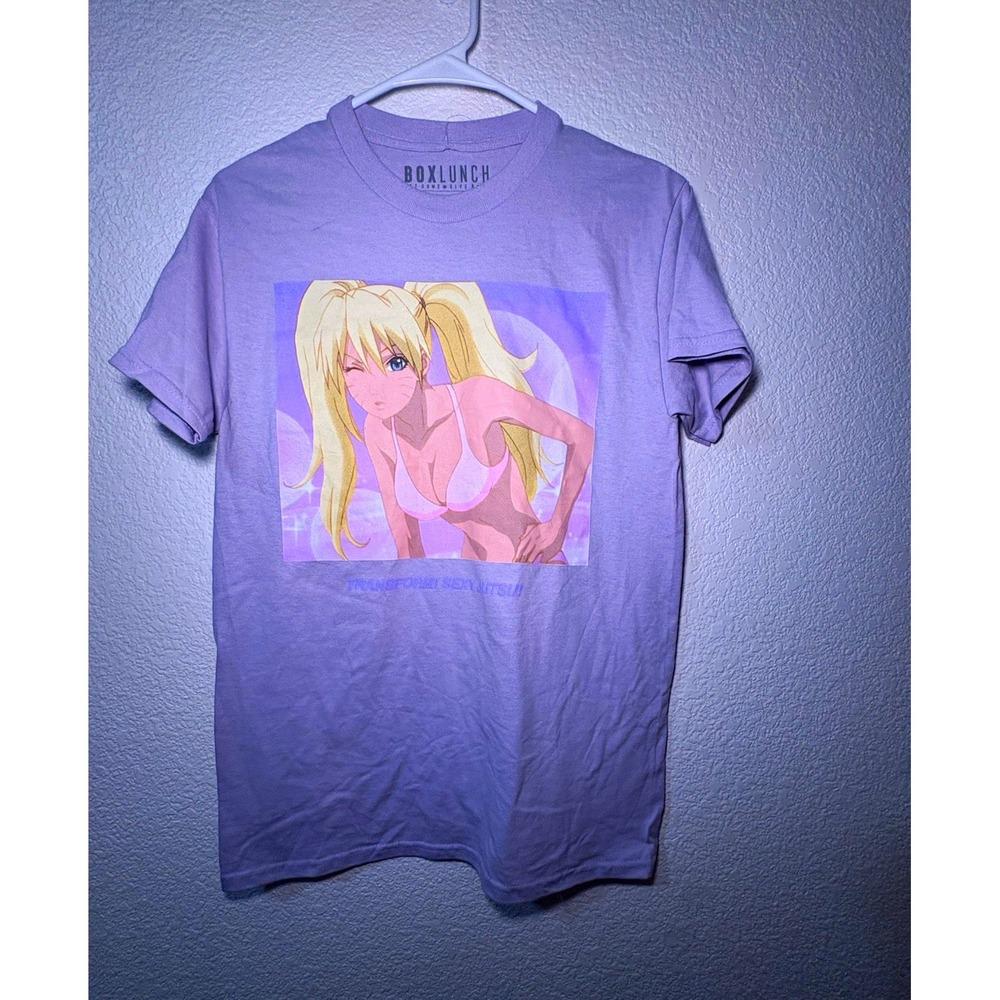 BoxLunch Naruto Shippuden Naruto Graphic Print T-Shirt, Purple, Cotton, Size S